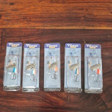 Vibrax Spinners 5 Pack  Size 2- Inline rotex spinner lure -Chub Perch Trout pike