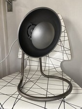 Habitat Industrial Back Lit Desk Lamp Pewter Finish Modernist