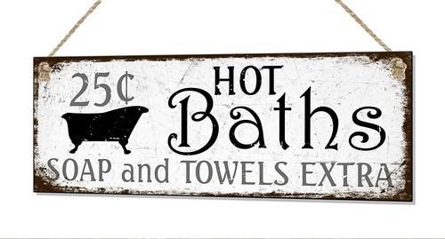 Retro bathroom hot baths - bathroom,