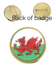 Wales Welsh Dragon 27mm Metal