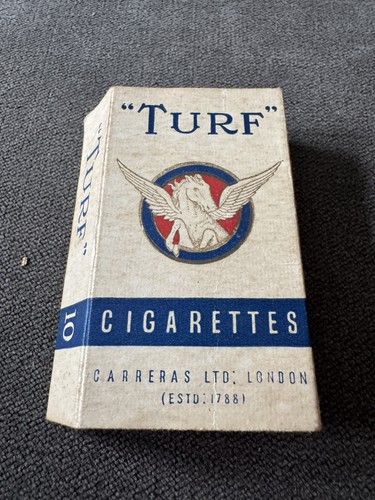 Turf cigarettes empty box - turf,