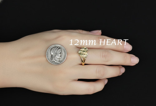 10k real solid gold square - solid,