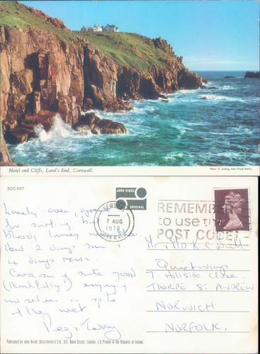 Hotel and cliffs land end - hotel,