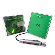 Sony MZ-E620 MiniDisc Player + RM-MC33EL Remote & TDK Fine 80 Tested Working MD