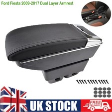 For Ford Fiesta 2011-2017 Dual Layer Armrest Car Central Storage Box Interior UK