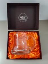 1977 Queen's Silver Jubilee Commemorative Glass engraved Tankard