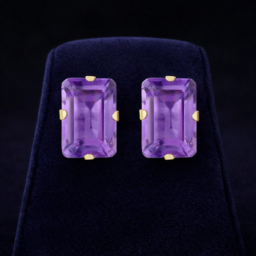 Natural amethyst solitaire - amethyst,