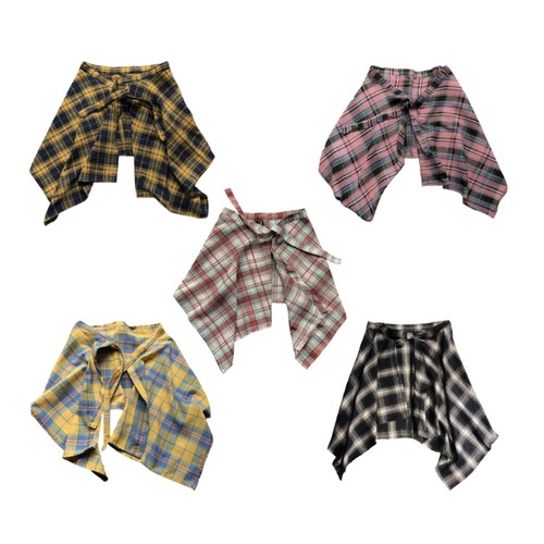 Checkered layering fake - checkered,