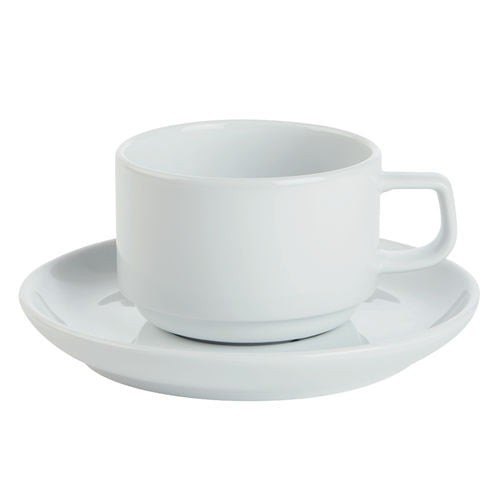 Prestige white saucer 16cm - white,