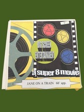 JANE ON A TRAIN Rare Super 8 8mm Early Glamour Film B/W 60’ Striptease Stripper