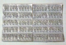 100 LARGE 10mm CLEAR FRUIT