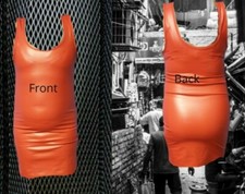 PVC Red Micro Mini Dress  Sexy