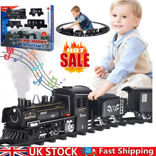 Electric Large Classic Train Set Rail Track Carriages Kids Vehicle Toy Gift UK