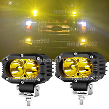 2x Yellow LED Spot Lights