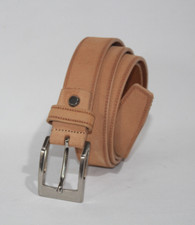 Mens Suede Belt 44" Light