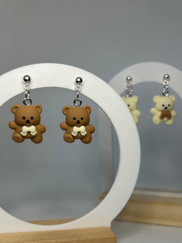 Handmade resin teddy bear - resin,