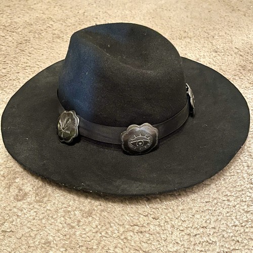 Unif black concho - concho, wool