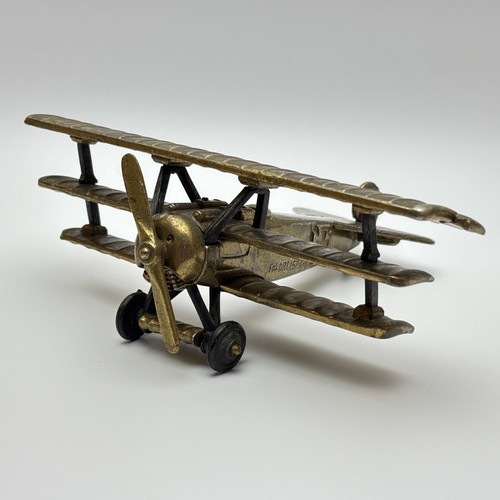 Vintage brass triplane - vintage,