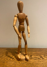 VINTAGE WOODEN 1960'S ARTISTS MANNEQUIN FIGURE