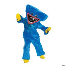 Disguise Huggy Wuggy Costume, Official Poppy Playtime Deluxe Kids Costume with