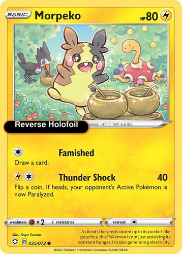 Pokemon morpeko 035 072 - pokemon, (035)