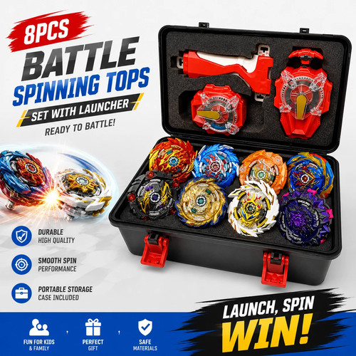 8pcs battle spinning - battle, set