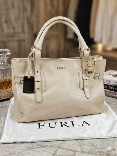 Furla vintage cream leather - furla,