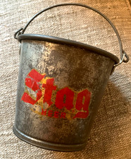 Vintage STAG BEER METAL BUCKET