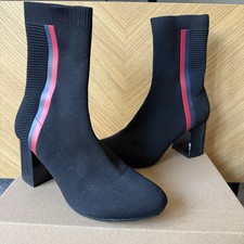 Tommy Hilfiger Sock Ankle Boots Black Women’s Size UK 3.5 EU 36