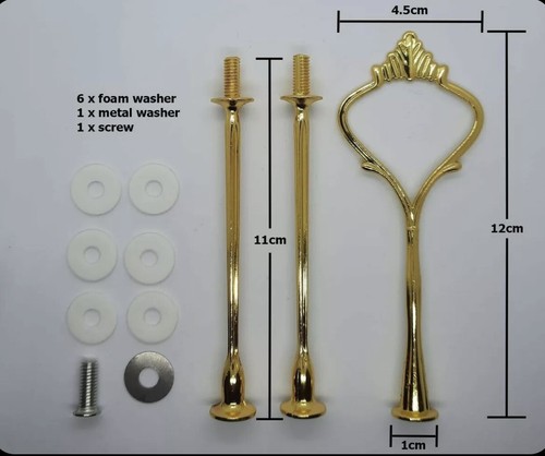 Gold silver tier handle - gold,