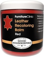 Furniture Clinic Leather Recoloring Balm Red Leather Dye For Sofa - Lid Broken
