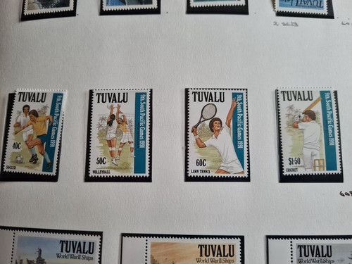 Tuvalu 1991 609 612 south - sg, 609-612