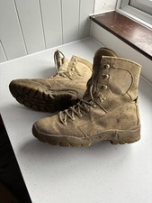 Meindl Tan Desert Boots Size 11 1/2 Good Condition Afghan Issue -Been To Afghan