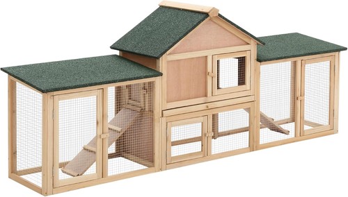 Outdoor storey rabbit - outdoor, 2-storey