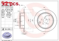 X2 PCS REAR BRAKE DISC ROTOS