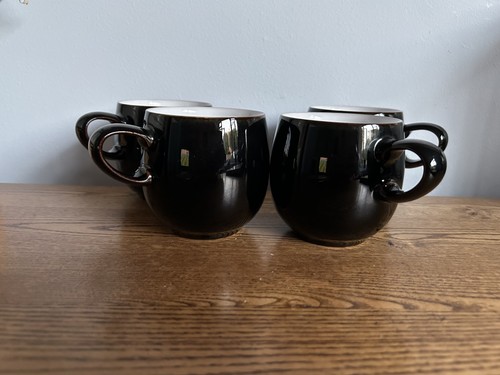 Denby black jet glossy curved - jet,