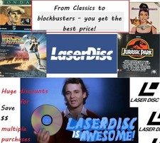 Laser Disc Movie From Classics to Blockbusters RARE you pick