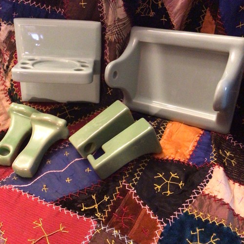 Set jade green bathroom - ,