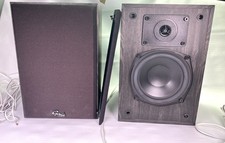 Gale Mini Monitors x2 MK2 Hi-Fi Quality Bookshelf Loudspeakers - Ash Black