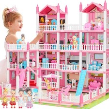 Pink Dolls House for Girls