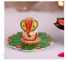 Ganesha On Lotus Flower