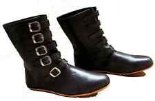 Medieval Leather Boots Re-enactment Larp Role Play Shoe Roman Costume shoes
