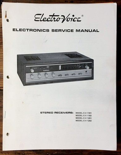 Elecro voice model - elecro-voice, ev