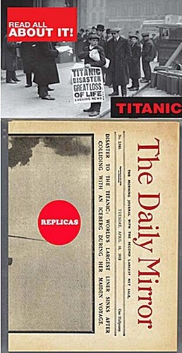 Titanic replica newspaper - replica,