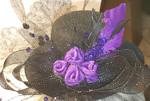 Burlesque witchy mini - burlesque, hat