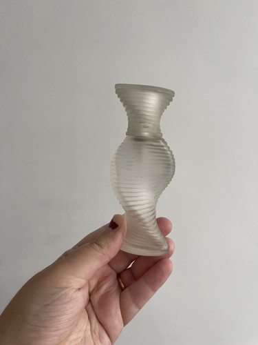 Empty perfume bottle from