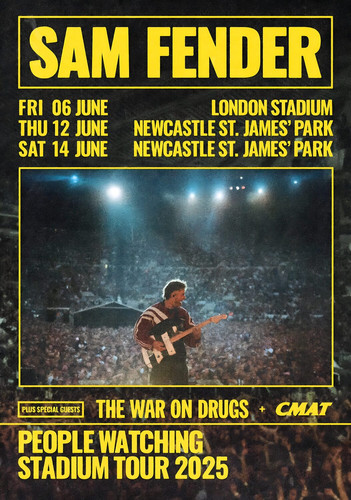 Sam fender stadium - stadium, tour