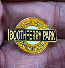RARE OLD HULL CITY BOOTHFERRY PARK ENAMEL PIN BADGE