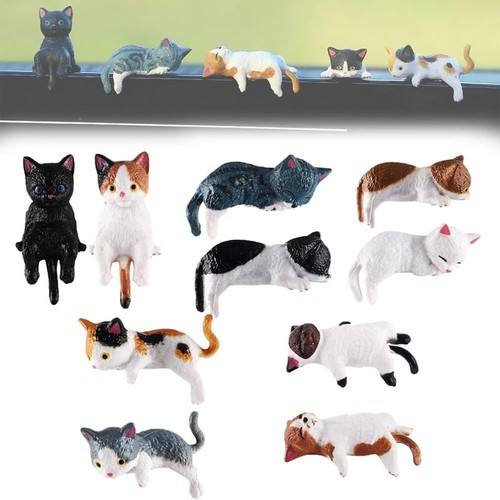 Hand painted mini cat desk - cat,