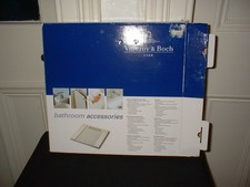 VILLEROY & BOCH GLASS BATHROOM SCALES - WEIGHT, BODYFAT, MUSCLE MASS,BONE WEIGHT